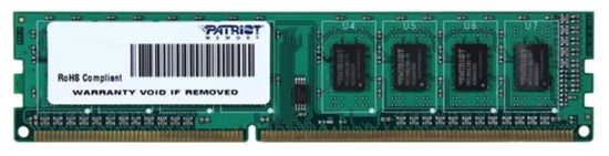  Зображення Модуль пам'яті для комп'ютера DDR3 4GB 1333 MHz Patriot (PSD34G133381) 